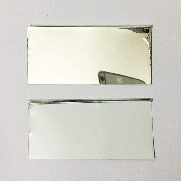 Gáy Nhôm Uốn Chữ 1 Gờ Màu Bạc Gương