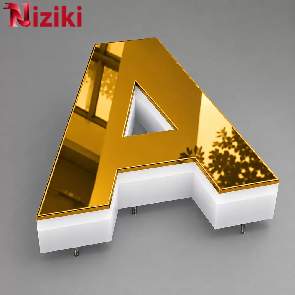 Gáy nhựa 3D, Chân chữ nhựa 3D làm chữ nổi quảng cáo – Giải pháp tạo chiều sâu nổi bật