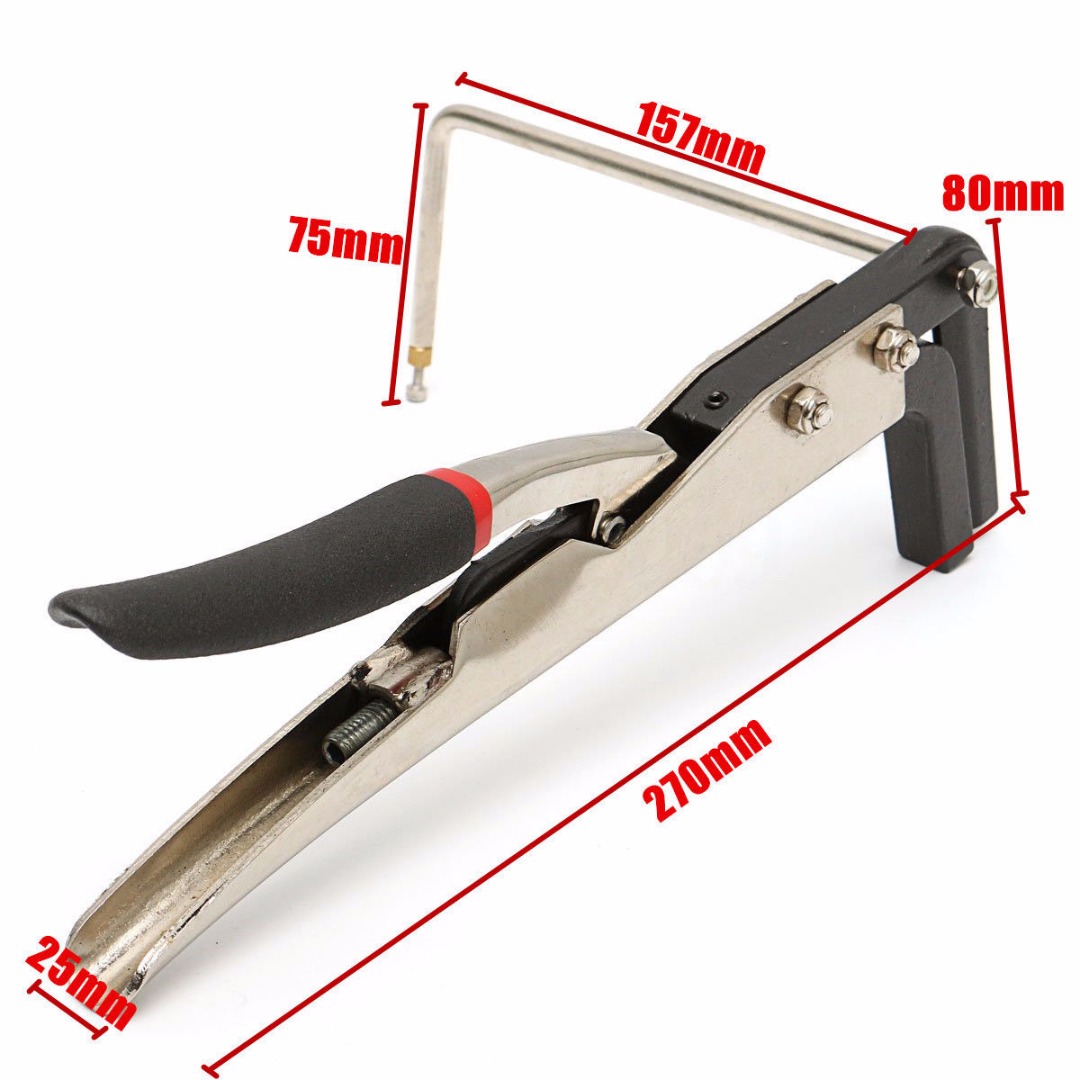 Kìm uốn chân chữ inox, tôn, nhôm