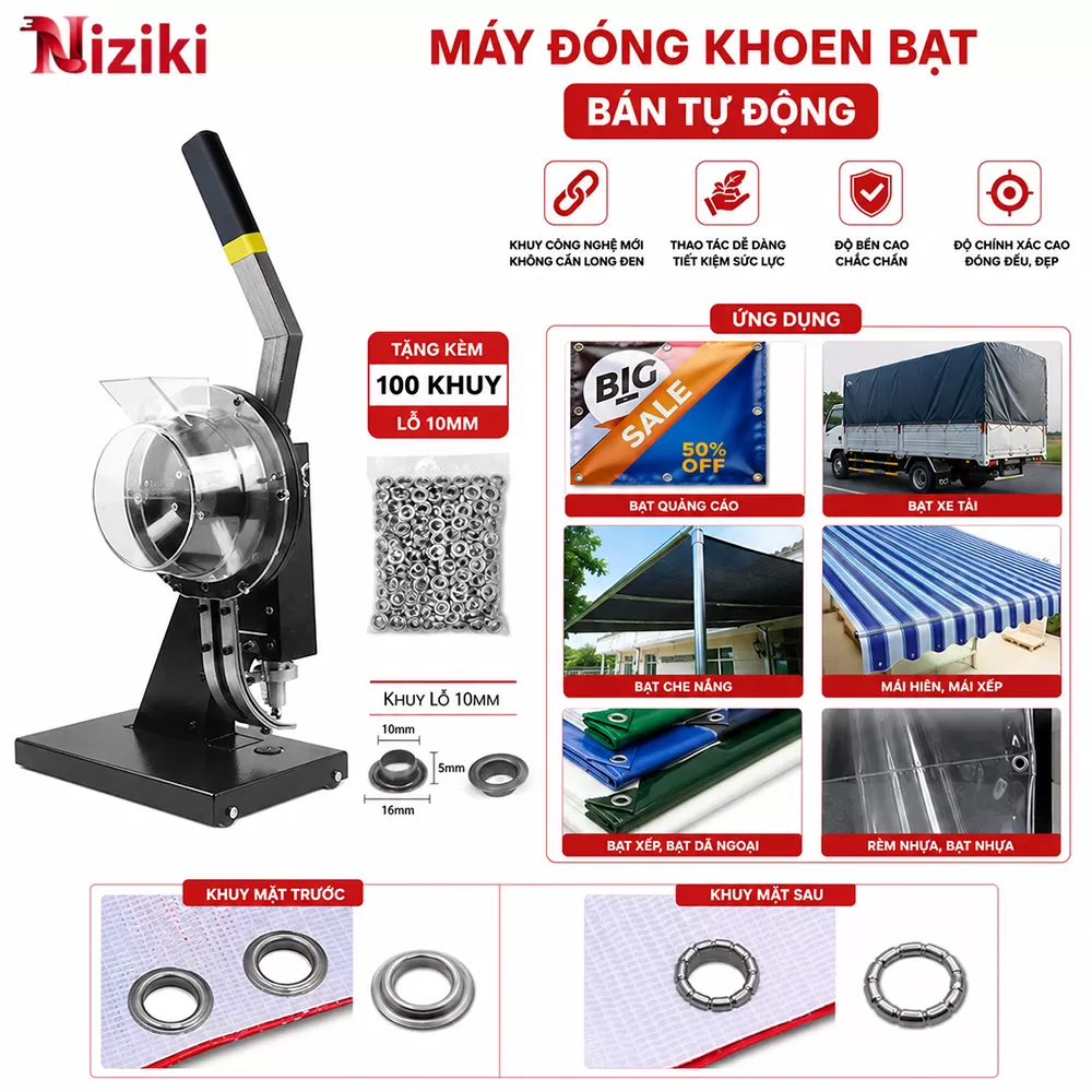 may dong khuy bat