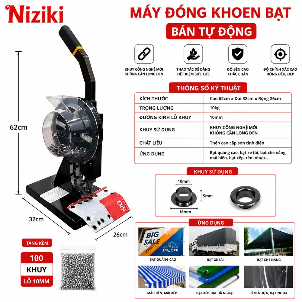may dong khoen bat