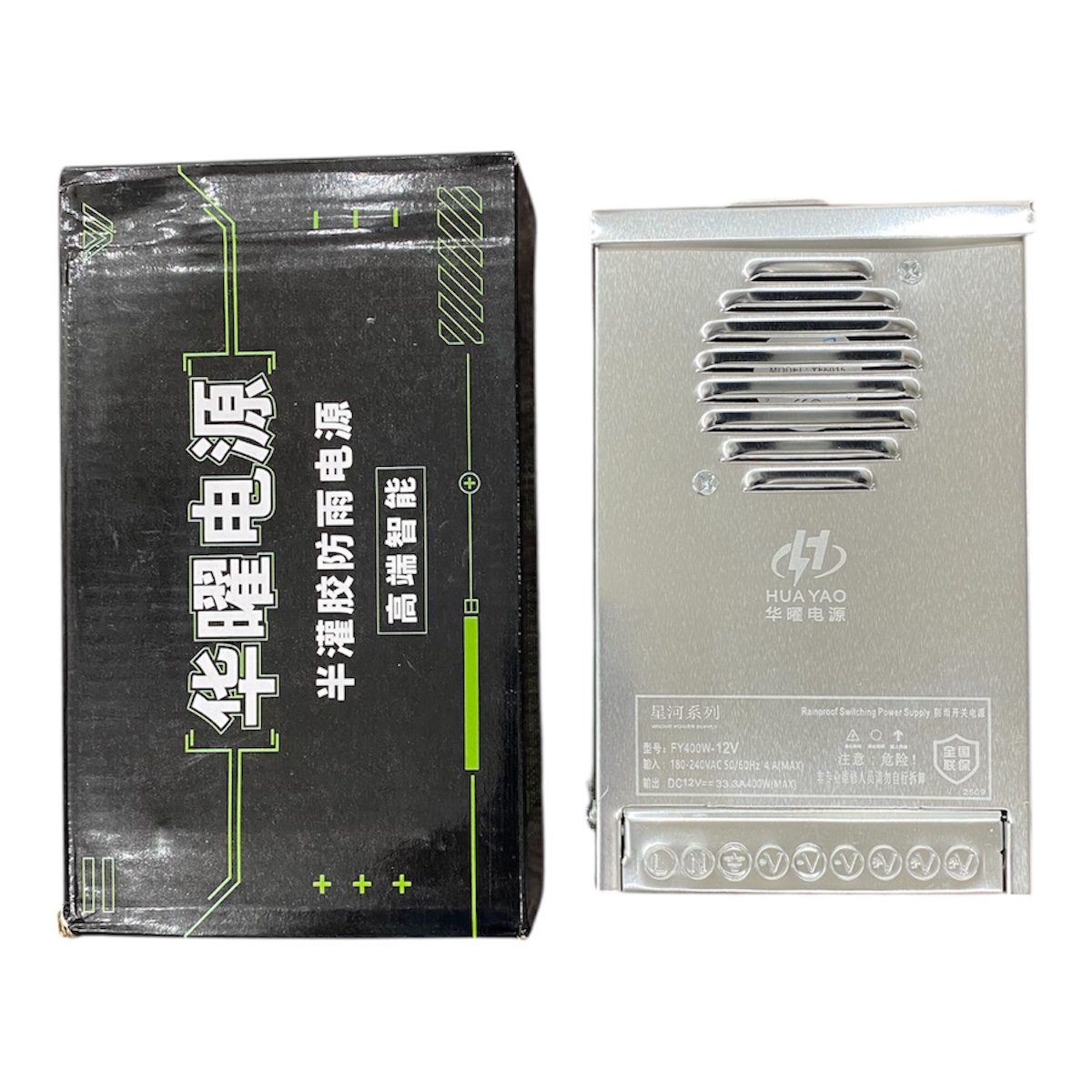 Nguồn LED Ngoài Trời 12V-400W-33A Chống Mưa