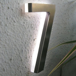 Gáy Chân Chữ Inox 201 Bạc Xước